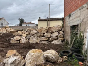 création d'un enrochement sur MONTAUBAN - entreprise de terrassement